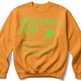 Pickleball Gildan Crewneck Sweatshirt, Pickleball Mom (Noun) 1. Like A Normal Mom But Cooler, Court Warm Up thumbnail 9
