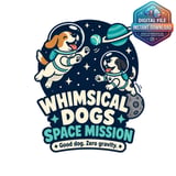 Whimsical Dogs Space Mission Mug Wrap thumbnail 2