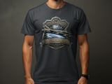 B-52 Stratofortress T-Shirt, US Air Force Military Aviation Shirt, Veteran Gift Tee, Patriotic Bomber Graphic T-Shirt, Pilot Shield Top thumbnail 6