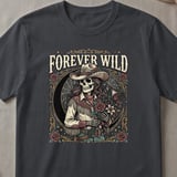 Forever Wild Skeleton Cowgirl Tee thumbnail 1