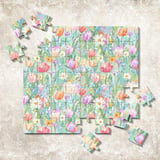 Digital Pattern Bundle, Tulip Flowers, Daisy Flowers, Floral Digital Paper, Watercolor Digital, Seamless Pattern for Commercial Use thumbnail 7
