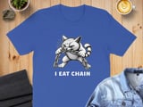 I Eat Chain absurd brain rot Cat Tee thumbnail 6