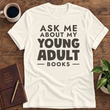 Ask Me About My Young Adult Books Softstyle Tee thumbnail 4