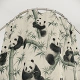 Whimsical Panda Grove Shower Curtain thumbnail 6