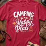 Happy Place Camping T-Shirt thumbnail 4