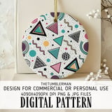 Retro Pop Geometric Digital Design Size Bundle Png thumbnail 3