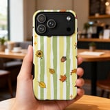 Autumn Harvest Phone Case or Tote Bag, Cozy Fall Leaves Pinecone Acorn Design, Rustic Farmhouse Decor Gift thumbnail 15