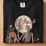 Celestial Skeleton and Roses Tee thumbnail 5