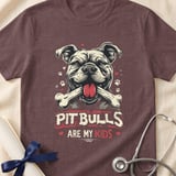 Pitbulls Are My Kids Tee | Pit Bull Mom Shirt | Pittie Lover Gift | Dog Mom Apparel thumbnail 13