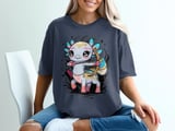 Kawaii Axolotl Archer T-Shirt thumbnail 4