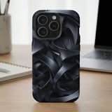 Dark Fluid Abstract MagSafe® Phone Case thumbnail 1