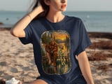 Bigfoot and Alien Fishing Tee thumbnail 5