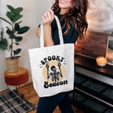 Spooky Season Skeleton Tote Bag thumbnail 5