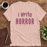 I Write Horror Softstyle Tee thumbnail 10