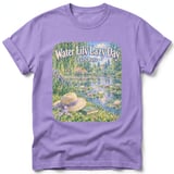 Water Lily Lazy Day ~ Comfort Colors Premium Tee thumbnail 6