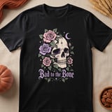 Bad to the Bone Floral Skull Tee thumbnail 6