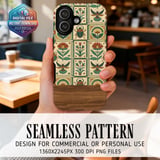 Egyptian Scarab Pattern Digital thumbnail 2