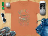 Grace Grows Wild Christian Youth T-Shirt, Boho Faith Tee, Vintage Floral Cross Design, Inspirational Religious Gift for Her, Nature Lover thumbnail 9