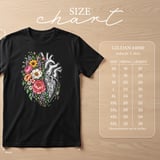 Floral Anatomical Heart Tee thumbnail 6