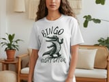 Bingo Night Gator Retro Graphic T-Shirt thumbnail 6