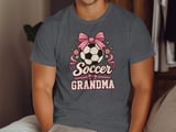 Soccer Grandma Bow Tee or Sweatshirt thumbnail 6
