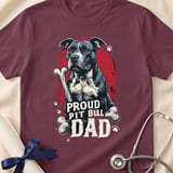 Proud Pit Bull Dad Tee | Pit Bull Dad Shirt | Pittie Dad Gift | Dog Dad Apparel thumbnail 15