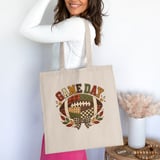 Game Day Sweatshirt Vintage Fall Football Hoodie Coquette Patchwork Football Shirt Cute Tailgate Tote Bag Autumn Gameday Mom Gift thumbnail 18