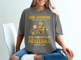 Pickleball Comfort Colors Shirt, Some Grandpas Take Naps Real Grandpas Play Pickleball, Vintage Graphic Tee thumbnail 5