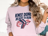 Knee Done Ready To Run T-Shirt: Knee Surgery Recovery, Post Operation Rehabilitation Apparel thumbnail 6