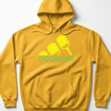 Pickleball Gildan Fleece Hoodie, addicted, Court Pullover thumbnail 10