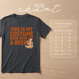 This Is My Costume Give Me A Beer Tee thumbnail 9