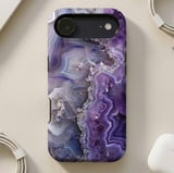 Purple Amethyst Geode MagSafe® Phone Case thumbnail 4