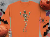 Dancing Martini Skeleton Print thumbnail 9