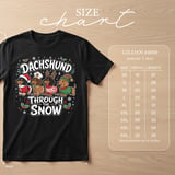 Dachshund Through The Snow Tee thumbnail 10