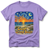 Gogh Orange Beach ~ Comfort Colors Premium Tee thumbnail 6