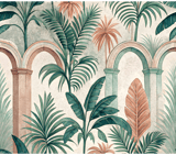 Digital Pattern, Tropical Leaves, Arches Digital Bundle, Watercolor Illustration, Digital Download, Floral Design, Palm Trees Digital thumbnail 8