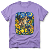 Gogh Kitty ~ Comfort Colors Premium Tee thumbnail 6