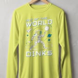 Pickleball Sport-Tek Long Sleeve Tee, Out of This World Dinks, Sun Shield Shirt thumbnail 9