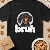 Bruh Dachshund Tee thumbnail 1