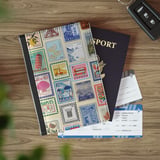 Vintage Travel Stamps Passport Cover thumbnail 4