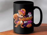 Scared Not Me Squirrel Halloween Mug thumbnail 14