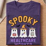 Spooky Healthcare Worker Tee thumbnail 5