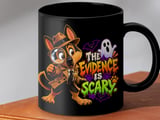 The Evidence Is Scary German Shepherd Mug thumbnail 8