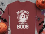 Bartender I Serve The Boos Tee thumbnail 10