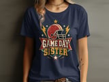 Game Day Sister Football Tee or Sweatshirt thumbnail 1