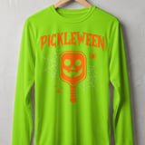 Pickleball Sport-Tek Long Sleeve Tee, Pickleween, UV Protection Athletic Performance Sun Shield Shirt thumbnail 10