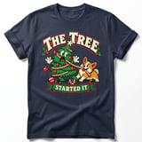 The Tree Started It Corgi Tee thumbnail 3