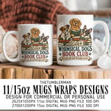 Dogs Book Club Digital Mug Wrap thumbnail 1