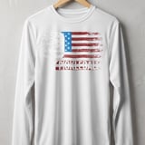 Pickleball Sport-Tek Long Sleeve Tee, PICKLEBALL Patriotic American Flag, UV Protection Sun Shield Shirt thumbnail 11