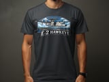 E-2 Hawkeye T-Shirt, Navy Aviation Flight Deck Shirt, Military Aircraft Tee, Retro Pilot Graphic Top, Airborne Radar Plane Gift for Him thumbnail 5